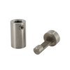 Outwater Round Standoffs, 3/4 in Bd L, Stainless Steel Brushed, 1/2 in OD 3P1.56.00612
